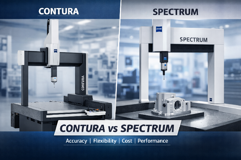 Complete Comparison of ZEISS CMM CONTURA vs ZEISS CMM SPECTRUM – Accuracy, Flexibility, Cost & Industry
