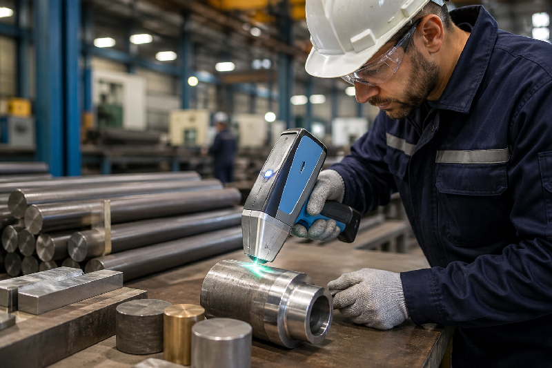 Prevent Costly Material Mix-Ups The Role of Handheld XRF Analyzers in Alloy Sorting & Verification