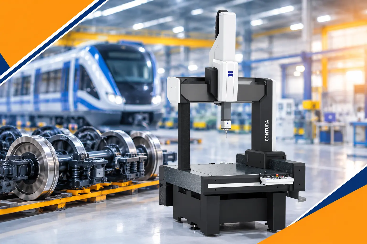 How Does a Coordinate Measuring Machine Improve Dimensional Accuracy in Railway & Metro Component Manufacturing?