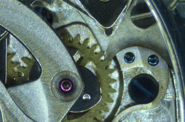 Clock unit acquired with reflected light.